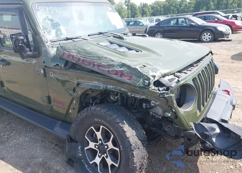 2021 Jeep Wrangler Unlimited Rubicon 4X4 из США, поврежденный, VIN 1C4HJXFGXMW562262
